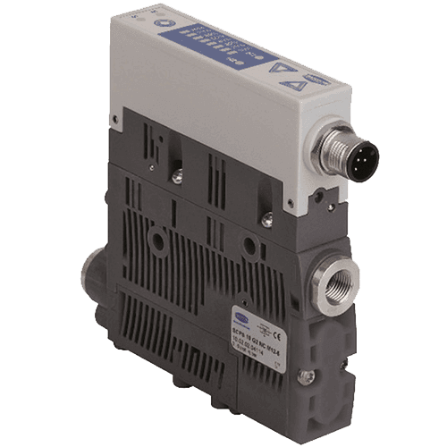 Kompaktowy eżektor | 65,5 l/min | normalnie zamykany | wyjście PNP